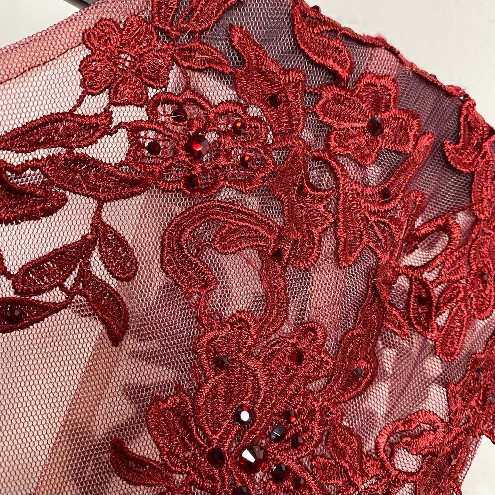Envious Couture Prom by Karishma Beaded Lace Illusion Dress - Picture 15 of 15